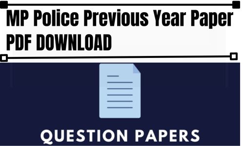 MP Police Previous Year Paper In Hindi Pdf Download